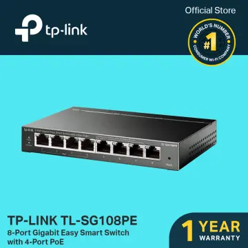 Buy TP-Link 8-ports SG108PE unmanaged PoE smart switch?