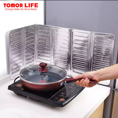 Tomor Lifeน้ำมันในครัวB Arrierอลูมิเนียมฟอยล์คณะกรรมการสร้างสรรค์ทำอาหารความร้อนเตาไฟฟ้าป้องกันการสาดน้ำมันร้อนแผ่นกันน้ำมัน (84X32.5เซนติเมตร)