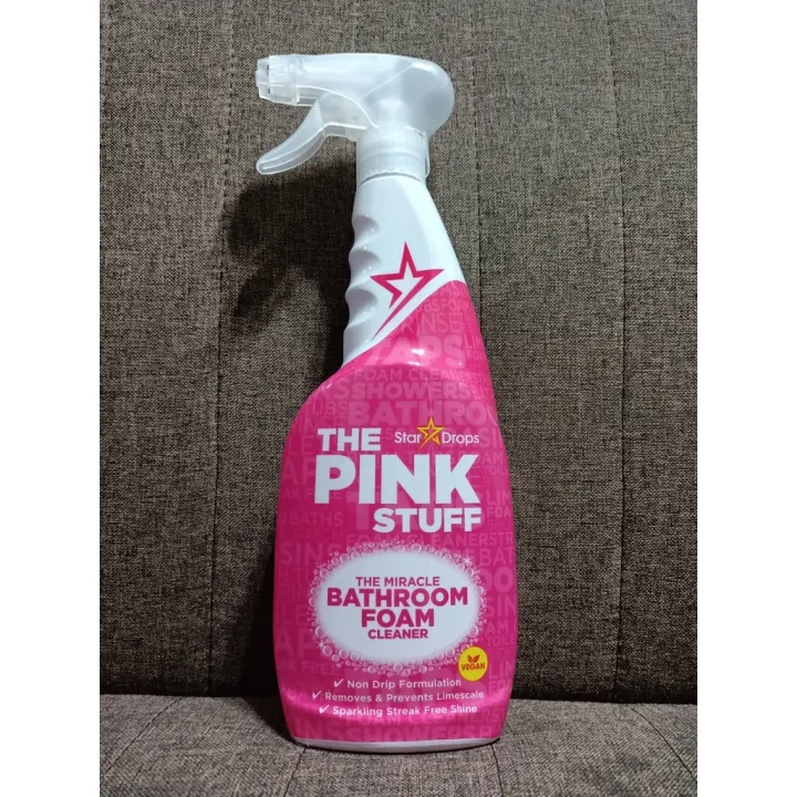 【Ready Stock】 Star Drops The Pink Stuff Bathroom Foam Cleaner (750mL