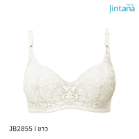 Jintana เสื้อชั้นใน (เสริมโครง) รุ่น Basic Bra รหัส JB2855 สีขาว