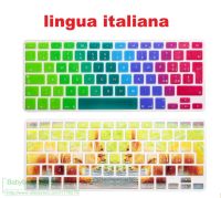 Italian lingua italiana Keyboard Cover Protector skin for Macbook air 13 Pro 13 15 2015 Silicone Film Sticker EU UK