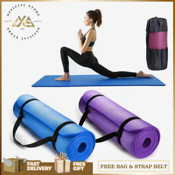 HIGH QUALITY YOGA MAT/ GYM MAT/ EXERCISE MAT/ YOGA SET EQUIPMENT/ SPORT