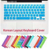 For Macbook Air 13 Pro 13 15 17 with retina Korean Korea Letters Silicone Keyboard Cover Sticker Protective Film