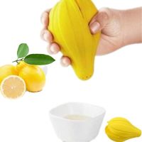 Juicer Squeezer Hand Pressure Lemon Juicer Lemon Squeezer Silicone Manual Squeeze Press Juice Orange Vegetable Fruit Tools 1PCS