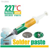 ☋▦卐 Needle-tube Type Lead-free Solder Paste Sn99Ag0.3Cu0.7 Melting Point 227℃ Repair Soldering Paste PCB Repair Welding Paste 0.3AG