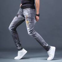 CODaith62sfe New Fashion Skinny jeans slim elastic jeans denim Biker jeans hiphop pants