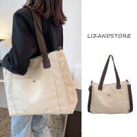 Summer and summer large-capacity commuting texture niche literature and art big bag women 2023 new canvas bag one-shoulder Messenger 【BYUE】