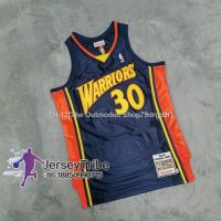 卍✲✾ Nba Basketball Men’s Mitchell ness Jersey Gsw Golden State Warriors 30 Stephenˉcurry 2009-10 High Density Embroidered Mesh Vintage Jerseys Navy Blue