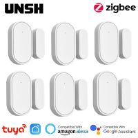 【LZ】✗☜♝  Tuya Zigbee 3.0 Smart Door Sensor Door Open Closed Detectors Security Protection Smart Life Control Support Alexa Google Home