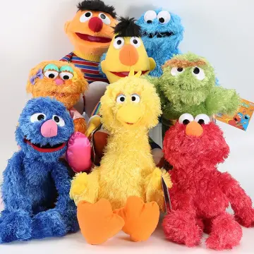 Sesame Street Iron on Patches, Big Bird, Elmo, Cookie Monster, Grover,  Oscar
