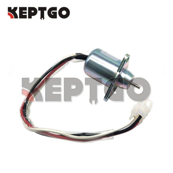 ๑-new-119653-77950-12v-diesel-fuel-shut-off-solenoid-for-kubota-john-deere-119653-77950