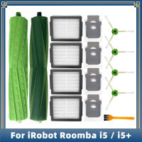 สำหรับ IRobot Roomba I5I5 Plus I5152เครื่องดูดฝุ่นหุ่นยนต์อุปกรณ์เสริมหลักแปรงด้านข้าง Hepa กรองถุงเก็บฝุ่น