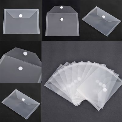 [2023ใหม่] สติกเกอร์10ชิ้น/เซ็ต18X13ซม. ตัวยึดแบบมีกาวในตัวถุงพลาสติกเก็บของใสสำหรับกระเป๋าเงินจัดเก็บแสตมป์ที่ตัดลายกระดาษ