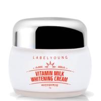 Label Young Vitamin Milk Whitening Cream 55g  ลาเบลยัง ครีมน้ำนมเข้มข้น ครีมหน้าสดเกาหลี