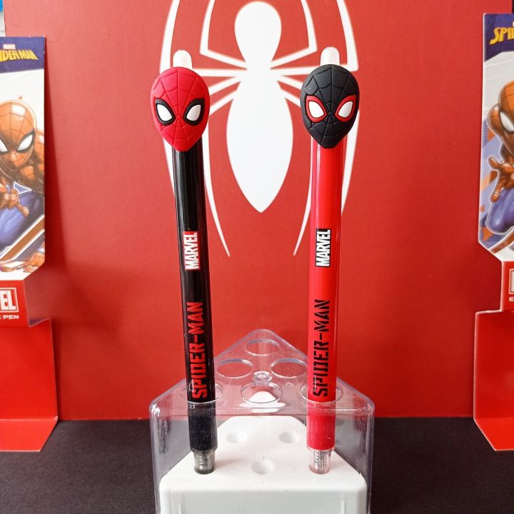 marvel-spider-man-erasable-pen-sm-1820-ปากกาลบได้-1-ด้าม-ปากกาลบได้-ลายการ์ตูน-สไปเดอร์แมน