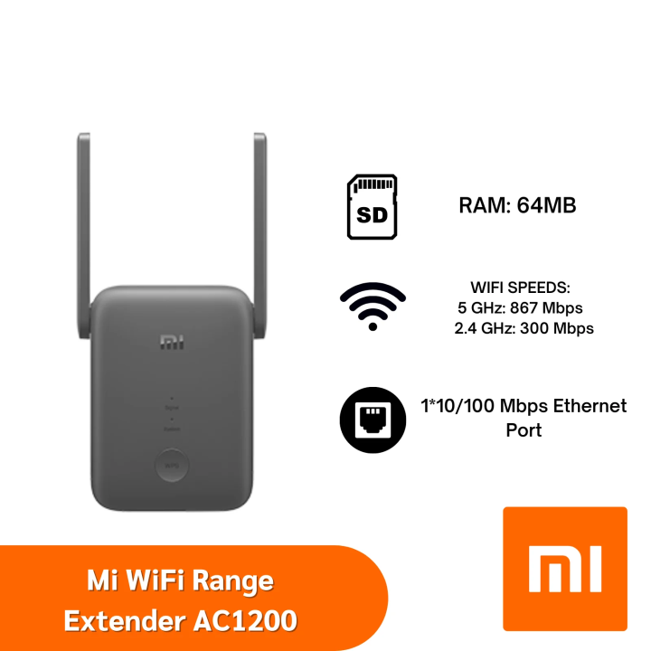 Xiaomi Mi WiFi Range Extender AC1200 Penguat Sinyal 1200Mbps Repeater ...