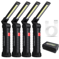 8000LM Work Light USB COB LED Flashlight Magnetic 5 Modes Ultra Bright Torch Lamp Waterproof for Camping Car Repair