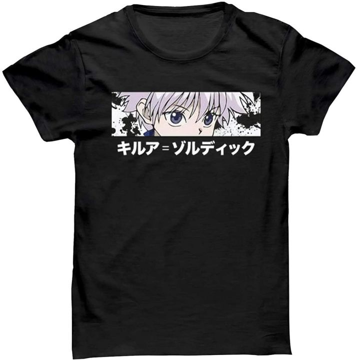 Hypland x Hunter x Hunter Killua Eye White T Shirt in 2020, HxH Shirt ...