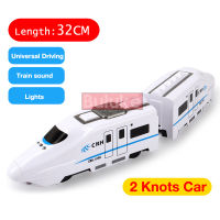 1:8 Harmony Railcar Simulation High-speed Railway Train Toys for Boys Electric Sound Light Train EMU Model Puzzle Child Car Toy