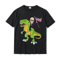 Joe Biden Dinosaur T Rex Funny 2020 President USA Flag Vote T-Shirt Slim Fit Men Tops T Shirt Family T Shirt Cotton Casual