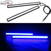 MovFlax 2ชิ้น DC 12โวลต์กันน้ำสีฟ้า DRL ตัดหมอกขับรถโคมไฟรถซังไฟ LED