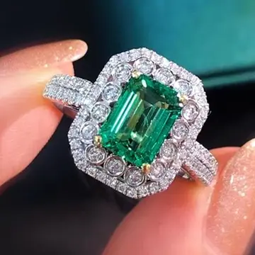 emerald engagement ring - Buy emerald engagement ring at Best