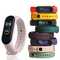 1PC Strap For Xiaomi Mi Band 4 Sport Wristband Silicone Bracelet Mi Band 4 Replacement Straps For Mi Band 4 Watch Band