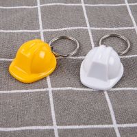 【DT】Helmet Hard Hat Keychain Holiday Creative Safety Helmet Keying Jewelry Gift Plastic 3D Helmet Keychain hot