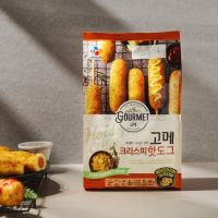 กินตามซีรีย์ ?ฟรี Cool pack 크리스피핫도그 ฮอทดอก(ใส้กรอก) CJ Gourmet Crispy Hotdog 480g _