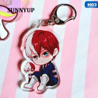 SUNNY My HERO Academia Keychain อะนิเมะยอดนิยมจี้เครื่องประดับ