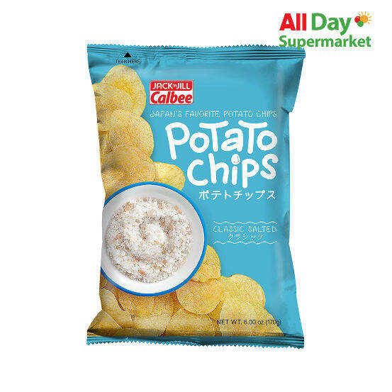 Calbee Potato Chips Classic Salted 170G | Lazada PH