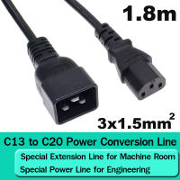 1.8m IEC C20 to C13 UPS Extension Cables, PDU Distribution Power Cord,Connect with C14 and C19 Power Extension Cord.