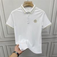 【Ready】? Summer and autumn new business casual lapel top mens trendy short-sleeved T-shirt tide brand high-end embroidery polo shirt