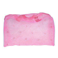 Floral Print Transparent Waterproof Cosmetic Bag Toiletry Bathing Pouch