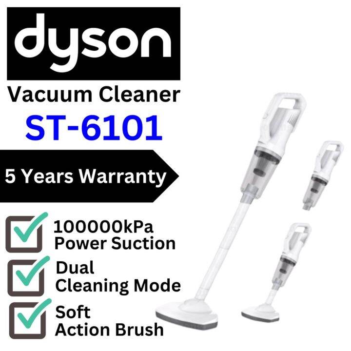 ♢Dyson ST6101 Wireless Car Vacuum Cleaner Rechargable Cordless Vacuum Kereta Portable Dry Wet