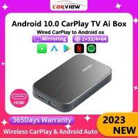 CARVIEW Carplay Ai Box Android 10 4G LTE WIFI GPS Wireless Carplay Wireless Android Auto GPS For KIA Skoda VW Volvo Toyotat etc