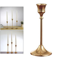 Fityle Gold Metal Candle Stand Romatic Wedding Candle Holders for Taper Candles Candlestick Holders for Dinning and Party Decor Candle Sticks