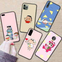 46RR Crayon Shinchan อ่อนนุ่ม ซิลิโคน เคสโทรศัพท์ ปก หรับ iPhone XR 7 6s 6 11 5s XS 5 8 SE Max Plus X Pro