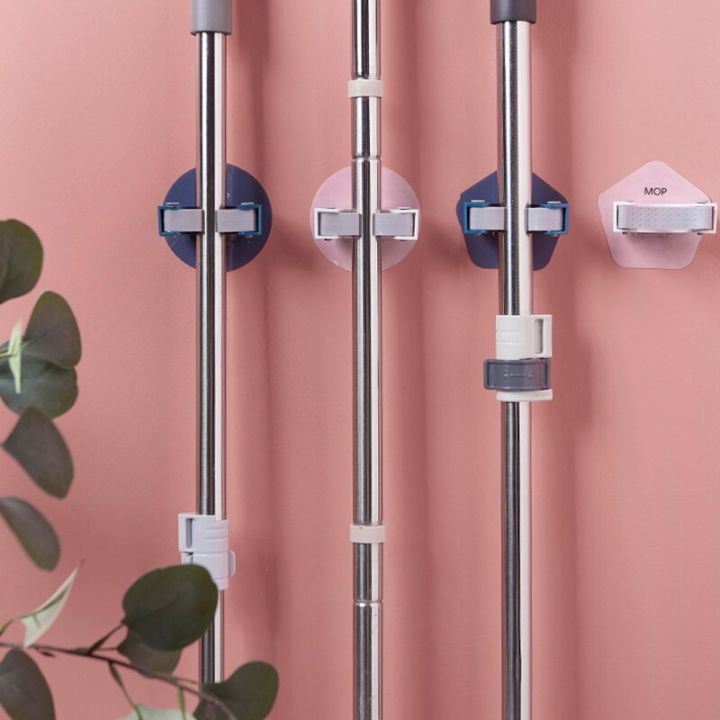 bathroom-mop-holder-rack-wall-mounted-storage-free-punch-toilet-mop-clip-brush-broom-hanger-storage-rack-seamless-mop-hook-bathroom-counter-storage