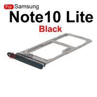 อะแดปเตอร์ไมโคร SD ที่ใส่เครื่องอ่านสล็อตซิมการ์ดซ็อกเก็ตสำหรับ Samsung Galaxy Note 10 Lite N770ซิมที่ใส่ซิมคู่