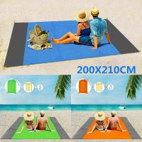 【cw】 Anti Sand Beach Mat Rug Picnic Blanket Waterproof Outdoor Camping Travel Garden