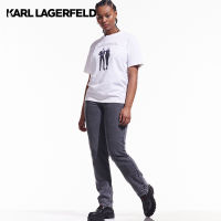 KARL LAGERFELD - CARA LOVES KARL AVATAR T-SHIRT 226W1761 เสื้อยืด