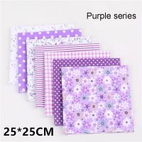 Squares flower patterned Cotton Fabric Cloth For DIY artifice Sewing