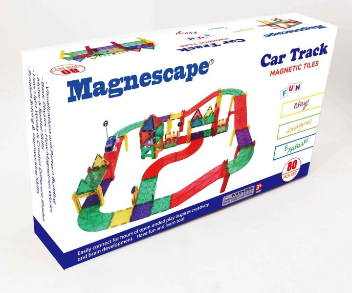 ตัวต่อแม่เหล็ก-car-track-magnetic-tile-magnetic-tile-ธรรมดา-มีเยอะแล้ว-วันนี้จัดชุด-traffic-มาต่อกันให้สนุกไปเล้ย