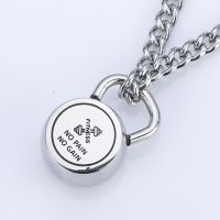 Necklace Men Fitness Kettlebell Pendants Stainless Steel Chain Necklace Jewelry for Neck Hip Hop Simple Necklace Women Wholesale