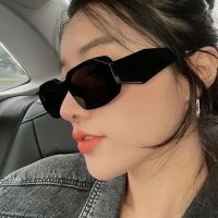 【CC】✒❈  Fashion Sunglasses Woman Brand Designer Personality Irregular Glasses Female UV400 Punk