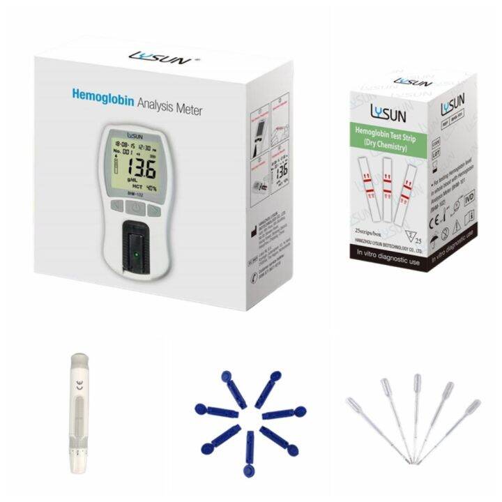 Handheld Hemoglobin Analyser Fast Blood Testing Mini Hemoglobin Meter ...