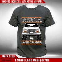 [S-5XL]เสื้อยืด ลาย Land cruiser VX80 Offroad Hardtop Jeep Car ขนาด 4x4 4WD สําหรับผู้ชาย เสื้อยืดคุณภาพดี