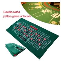 Dolity 24  X 47  Blackjack Rouletteไพ่โป๊กเกอร์สำหรับคาสิโนฐานเรียบFeltผ้าผ้าคลุม