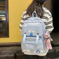 ? Han edition harajuku student backpack bag female junior high school students and lovely large capacity backpack backpack tide female students